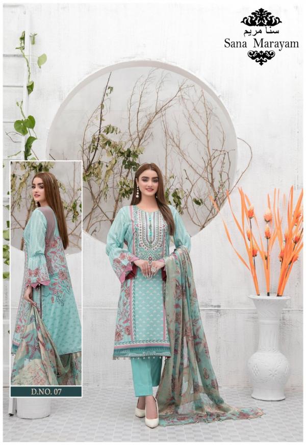 Sana Marayam Gulaal Classy Luxury Lawn Cotton Karachi Collection